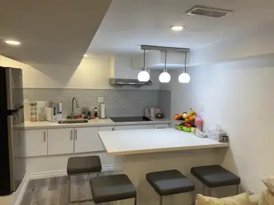 Dufferin & Rogers (York) – 2-Bedroom Basement Apartment for Rent (2 Bedrooms + Living Room + Kitchen...
