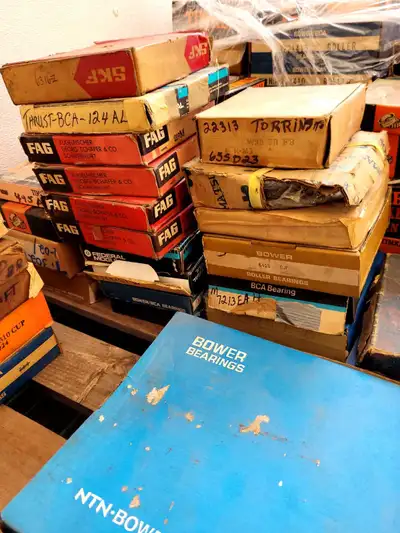 I have a collection of Bearings new in old box. Some fit Washplants and other mining equipment. I al...