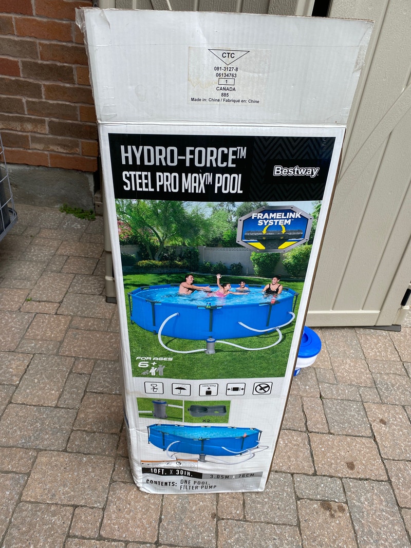 ***BESTWAY HYDROFORCE STEEL PRO MAX POOL** Hot Tubs & Pools