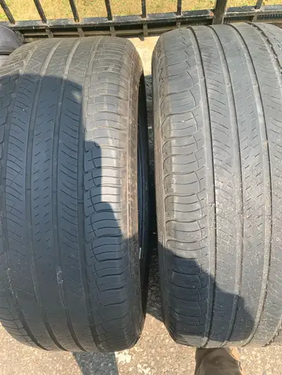 I'm selling a pair of Michelin 235/55R19 tires. These are used tires, showing some wear as you can s...