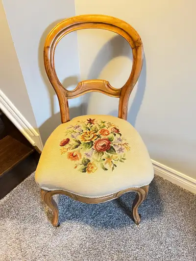 Antique Tapestry Chair, View more
