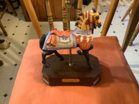 Charles Carmel’s Stunning Vintage Carousel Horse with Music Box