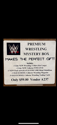 WWE PREMIUM Wrestling MYSTERY BOX Perfect Gift Booth 276