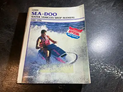 1988-1996 Sea-Doo Jet Ski Water Vehicles Clymer Shop Manual, View more