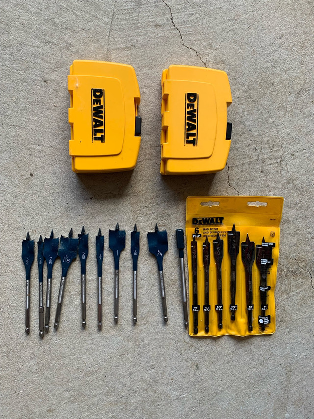 Dewalt tools - Drill bits and spades in Power Tools in Barrie