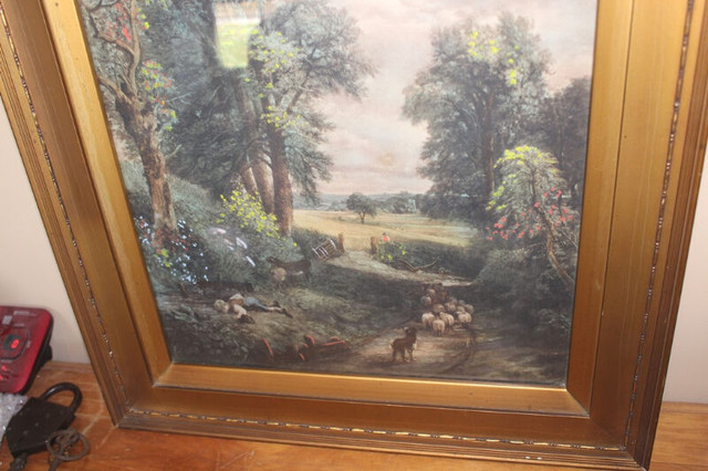 Old John Constable Print "The Corn Field" in Arts & Collectibles in London - Image 3