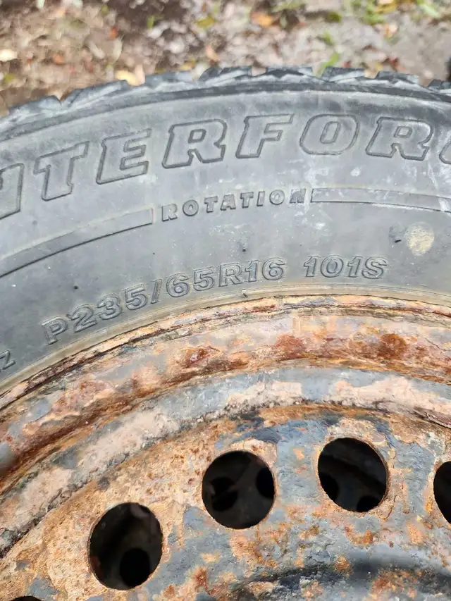 Firestone Winterforce P235/65R16 Tires and Rims in Tires & Rims in Peterborough - Image 3
