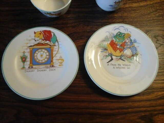 Antique Porcelain  Child's Plate, Bowl and Cup  Set in Arts & Collectibles in Markham / York Region - Image 4