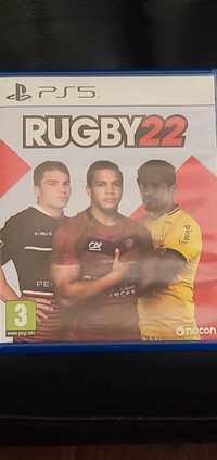 PS5 Rugby22 Used like new