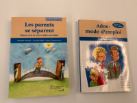 2 livres de Ste-Justine sur la séparation et l’adolescence