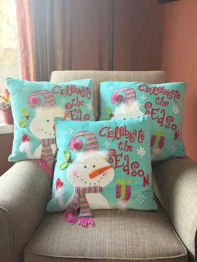 Snowman Throw  Pillows, Pier One, View more