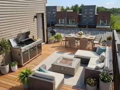RARE • IMMENSE TERRASSE PRIVÉE SUR LE TOIT 2 CHAMBRES • 2 STATIONNEMENTS • PLATEAU DE HULL 2 075 $ /...