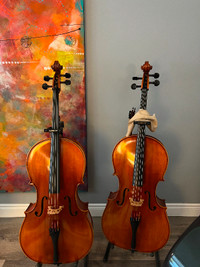 Cellos and Violins