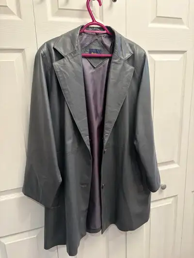 Woman Vintage Leather Jacket 1X size , View more