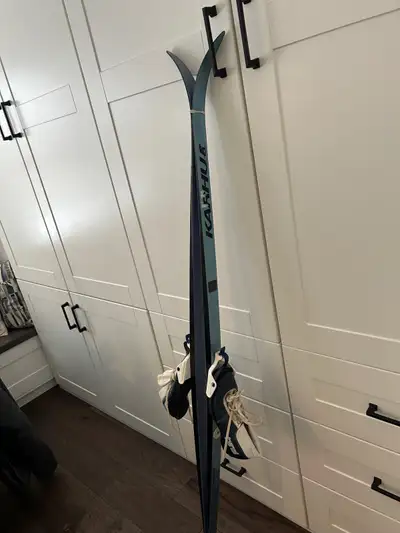 Cross country skis set, View more
