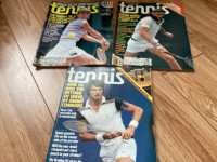 Tennis Magazines From 1979 to 2000.