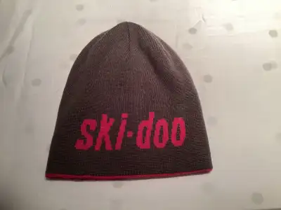 Knitted beanie Embroidered Ski-Doo outlines at front Embrace the winter chill with this Unisex hat f...