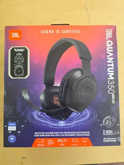 JBL Quantum 350 Wireless Headphones  - BNIB, View more