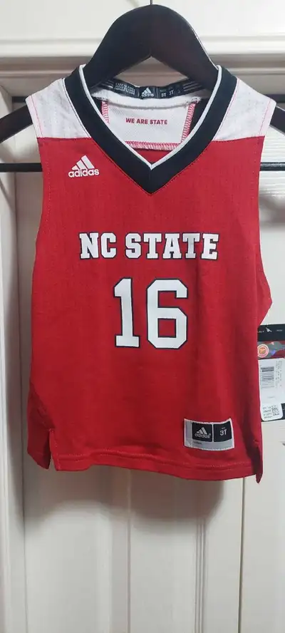 New W/tags NC State Licensed Adidas NCAA jersey, View more
