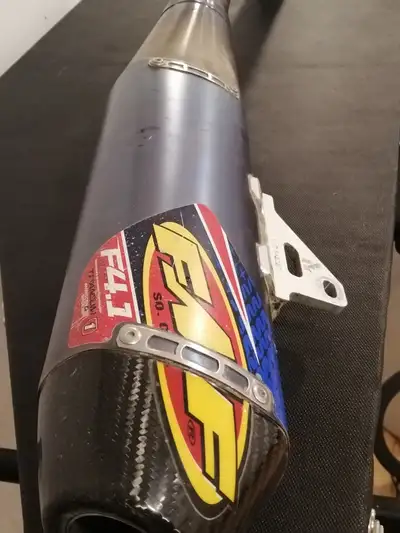 $490 FIRM Price FMF 4.1 RCT Titanium Slip on exhaust with Carbon fiber cap Yamaha WR450F/ YZ450F / 4...