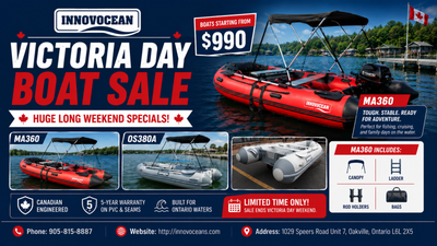 VICTORIA DAY BOAT SALE – PRICES STARTING FROM $990 INNOVOCEAN Boats is offering special Victoria Day...
