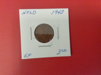1943 Newfoundland One Cent Coin