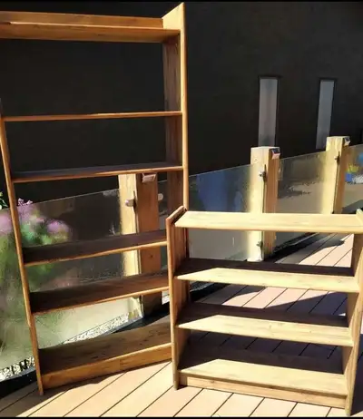 Knotty Pine Solid Wood Shelves, View more