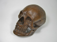 Large Wooden Skull