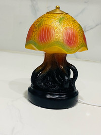 Stained Resin Table Lamp!
