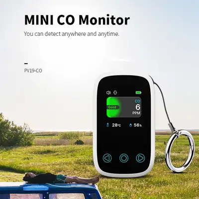 Mini CO Detector Portable Carbon Monoxide Tester Rechargeable., View more