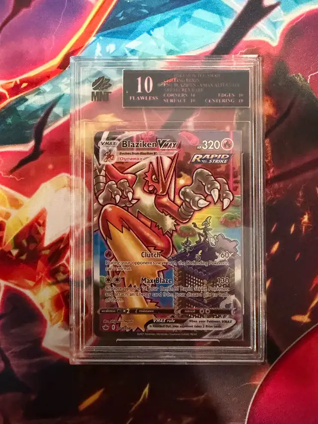 Pokémon Blaziken Vmax Alt Art 201/198 in Toys & Games in Mississauga / Peel Region - Image 2