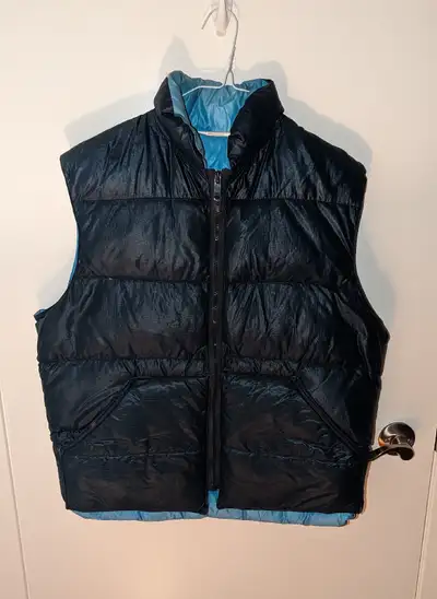 Men's Medium Blue Puffy Vest, View more