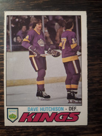 1977-78 O-Pee-Chee Hockey Dave Hutchinson Card #380