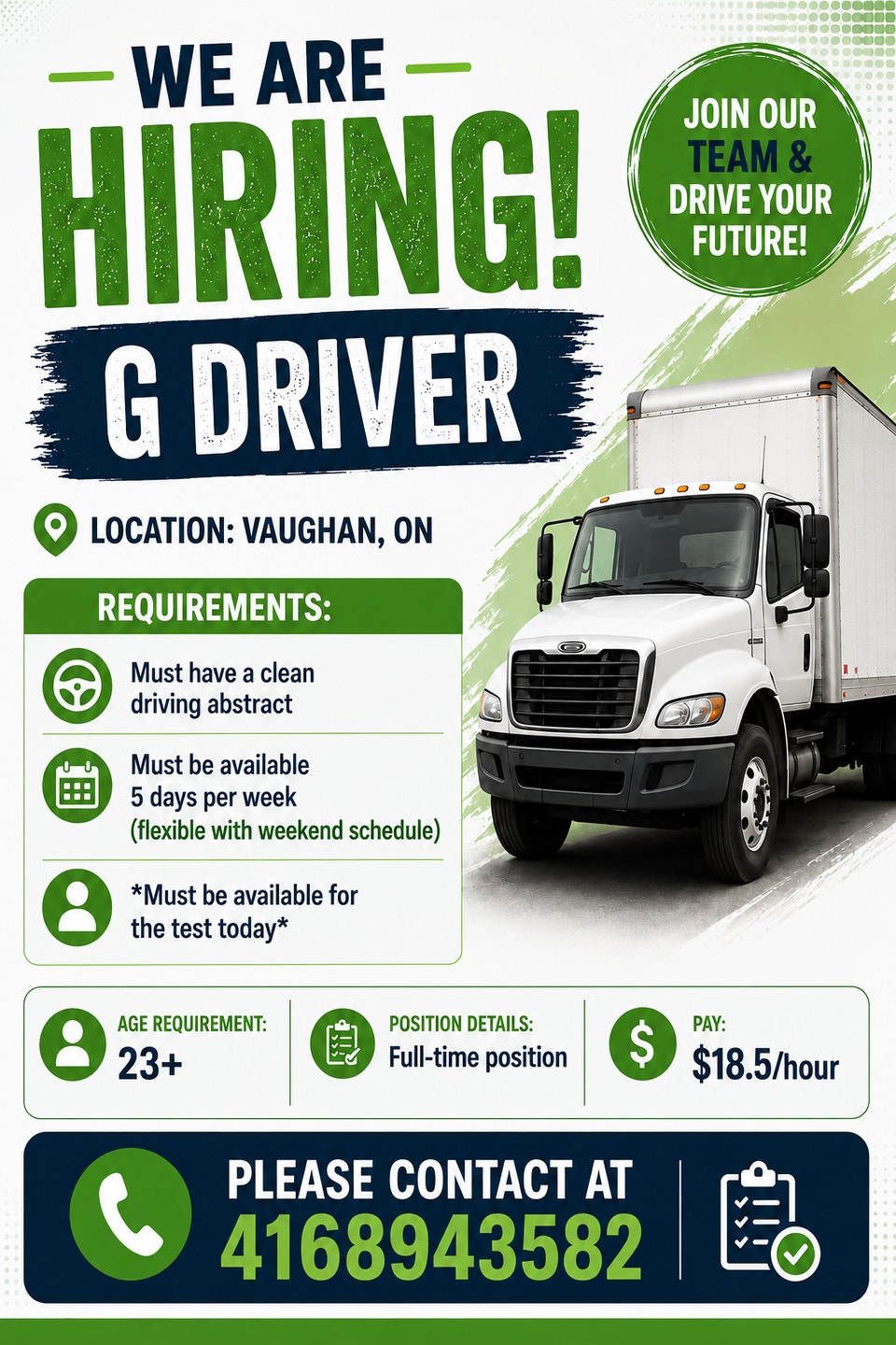 G drivers | Drivers & Security | Markham / York Region | Free local ...