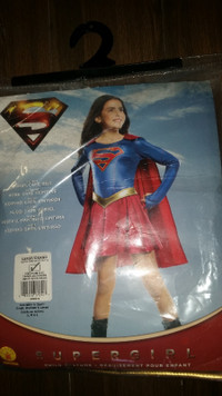 Super Girl TV series costume sz 12-14) + Boots -rare Halloween