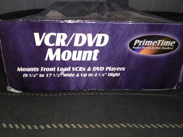 VCR/DVD Mount Primetime Black PTVCR-B Vintage Classic Bracket Ha in Arts & Collectibles in Sunshine Coast - Image 2