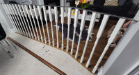Curved railing and spindles $75 or best offer