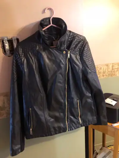 manteau de cuir pour femme gr: 1x, View more