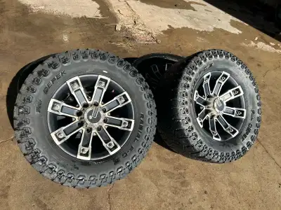 Mamba 325/60R18 Tires are worn, Value in rims $600 firm