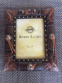 Western Theme 5 x 7 Picture Frame