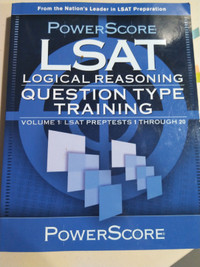 Powerscore LSAT Logical Reasoning Question Type Training