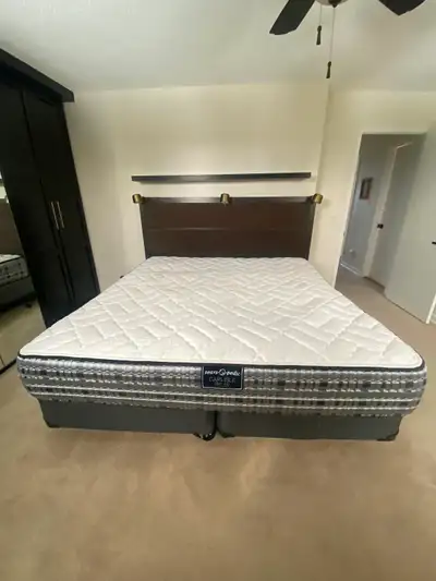 *MOVING SALE* King Bed & Headboard, View more