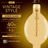 New GE Vintage Style LED Bulb/Light