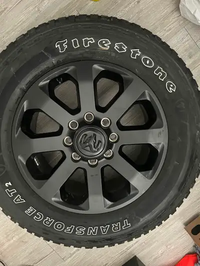 Brand New Set of 2026 Dodge Ram Night Edition Tires and Rims 285 60 R20 M+S, Tire Sensors Included $...