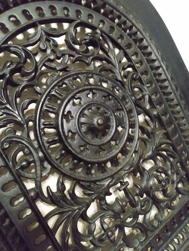 Victorian - Late 1800's Cast Iron, Fireplace Cover in Fireplace & Firewood in Hamilton - Image 3