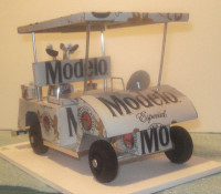 Modelo  and Kokanee Aluminum Golf Cart