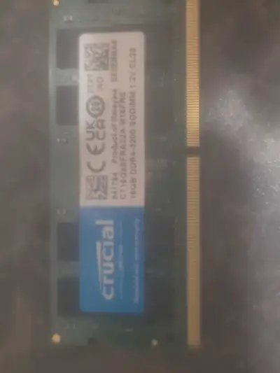 Crucial Laptop ram, View more