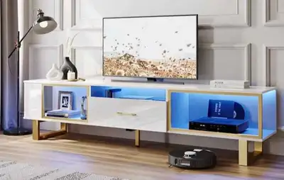 Brand new wooden TV stand, View more