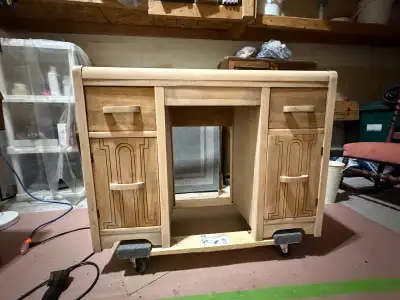 Solid Wood Art Deco Desk, View more