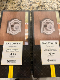 Baldwin Prestige Series dead bolts